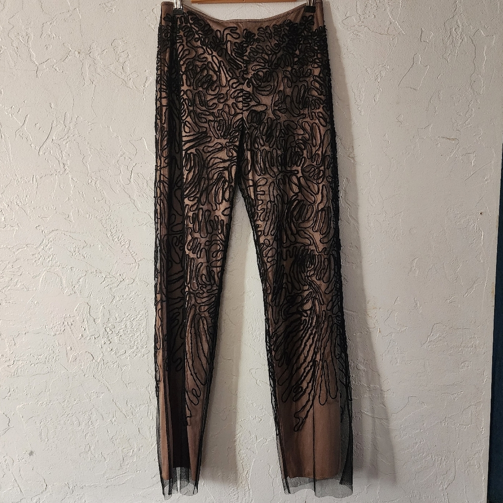 Y2K BCBG Mesh Beaded Pants